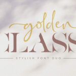 Golden Class Font Poster 1
