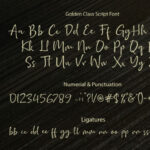 Golden Class Font Poster 15