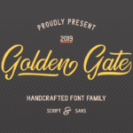 Golden Gate Duo Font Poster 8