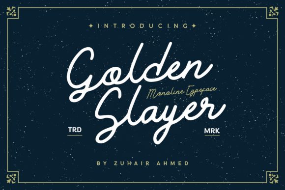 Golden Slayer Font