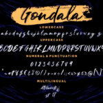 Gondala Font Poster 7