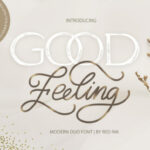 Good Feeling Font Poster 1