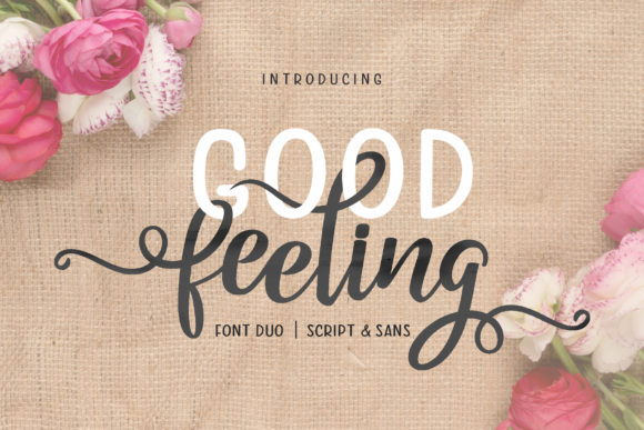 Good Feeling Duo Font Poster 1