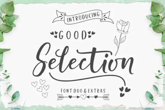Good Selection Duo Font Poster 1