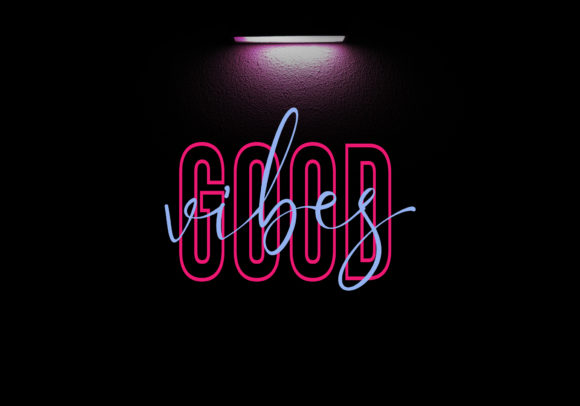 Good Vibes Font Poster 1