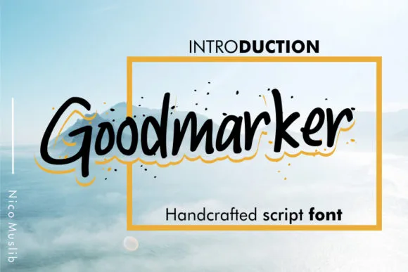 Goodmarker Font Poster 1