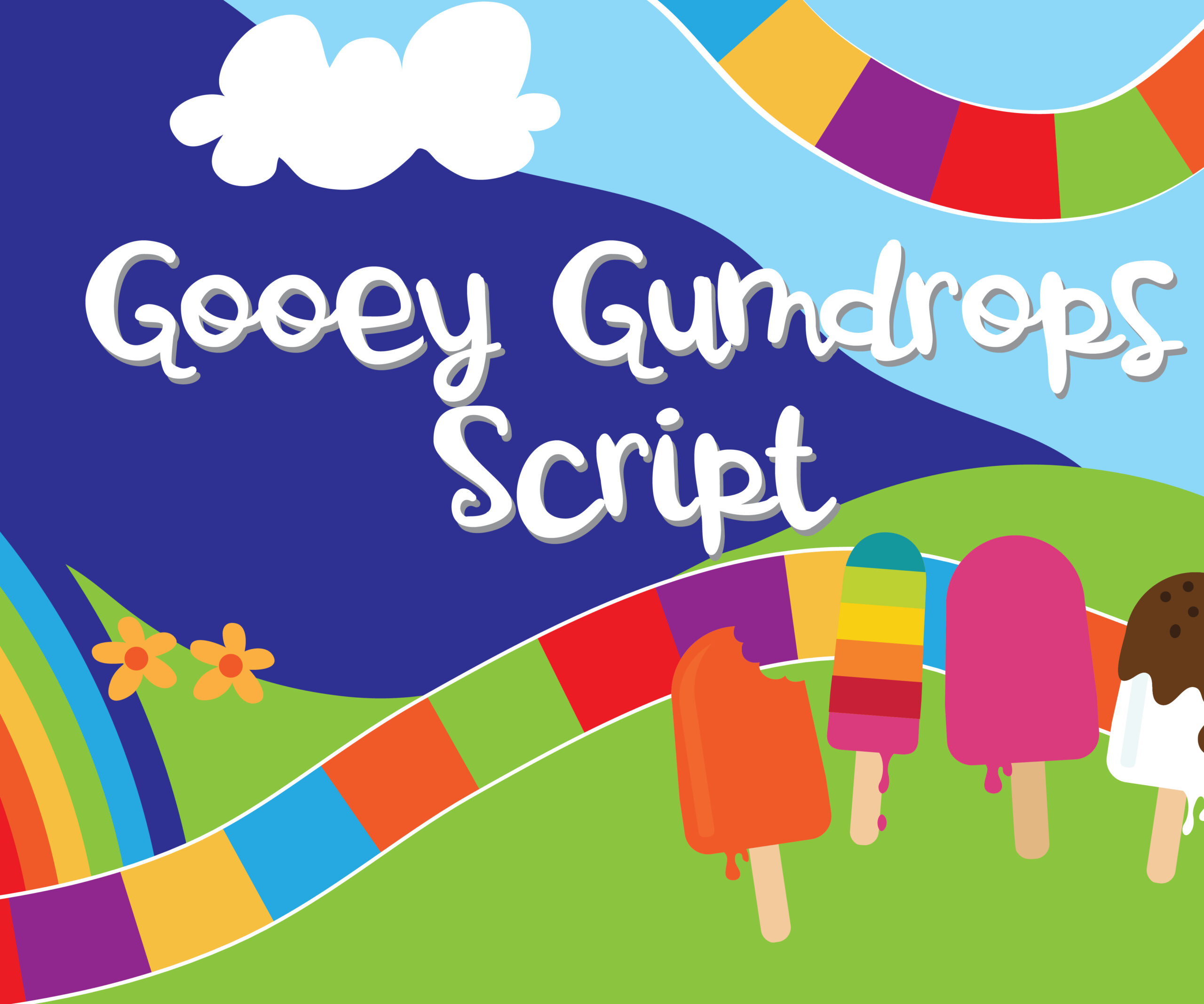 Gooey Gumdrops Script Font Poster 1