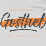 Gosthel Font Poster 1