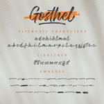 Gosthel Font Poster 14