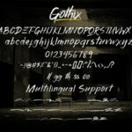 Gothix Font Poster 6