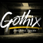 Gothix Font Poster 7