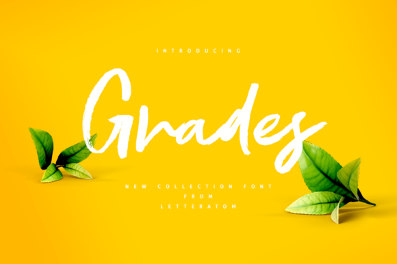 Grades Font Poster 1