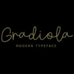 Gradiola Font Poster 1