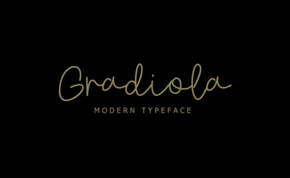 Gradiola Font Poster 1