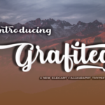 Grafiteg Script Font Poster 1