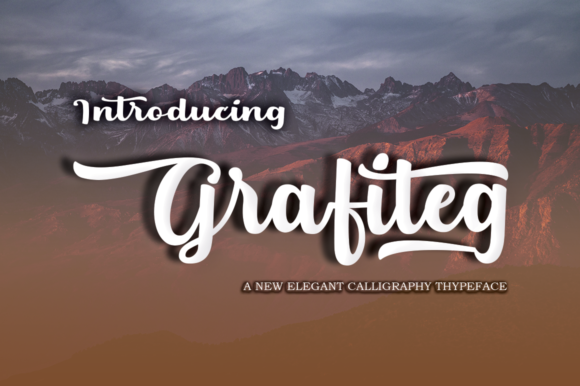 Grafiteg Script Font Grafiteg Script Font Poster 1