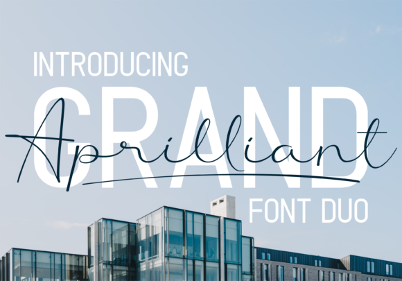 Grand Aprilliant Duo Font Poster 1