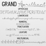 Grand Aprilliant Duo Font Poster 8