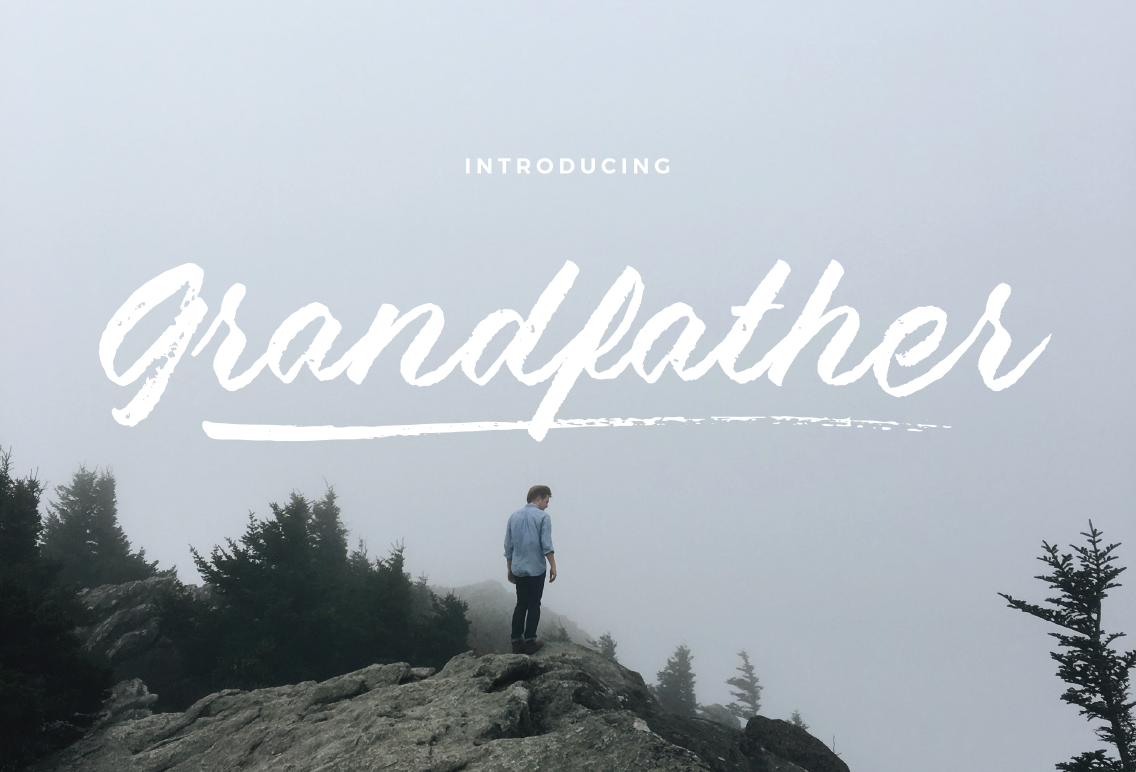 Grandfather Font Grandfather Font Poster 1