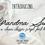 Grandma Suzy Font Poster 1