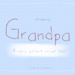 Grandpa Font Poster 1