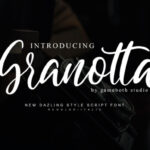 Granotta Script Font Poster 1