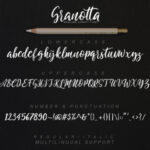 Granotta Script Font Poster 12