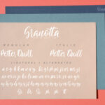 Granotta Script Font Poster 9