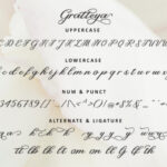 Gratteya Script Font Poster 7