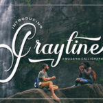 Graytine Script Font Poster 1