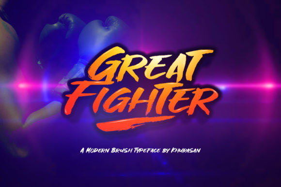 Great Fighter Font Poster 1