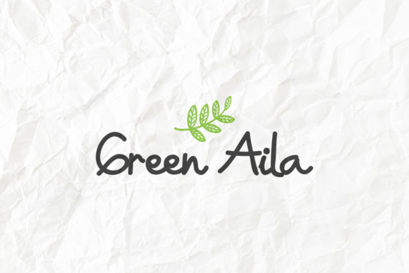 Green Aila Font Poster 1