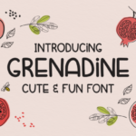 Grenadine Font Poster 1