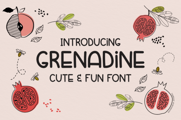 Grenadine Font Poster 1