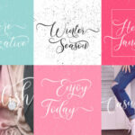 Gresya Script Font Poster 8