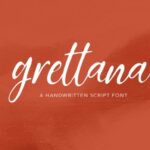 Grettana Script Font Poster 1