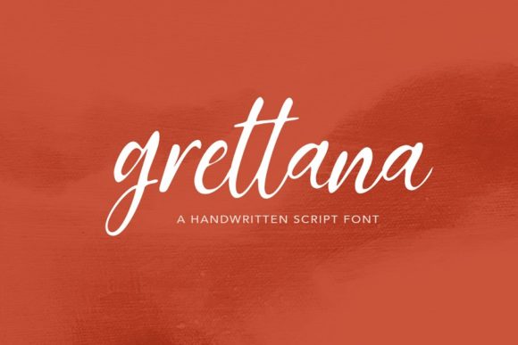 Grettana Script Font Poster 1