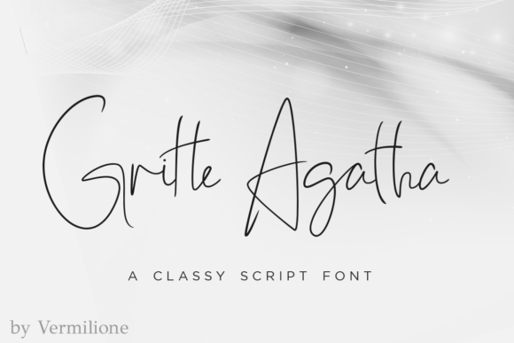 Gritte Agata Font Poster 1