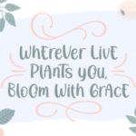 Growing in Bloom Font Poster 2