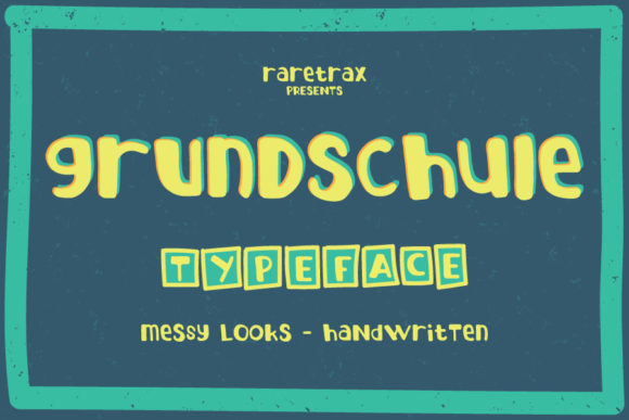 Grundschule Font Poster 1