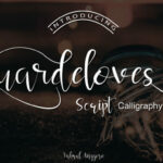 Guardeloves Script Font Poster 1