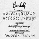 Gundalf Font Poster 12