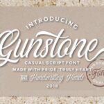 Gunstone Script Font Poster 1
