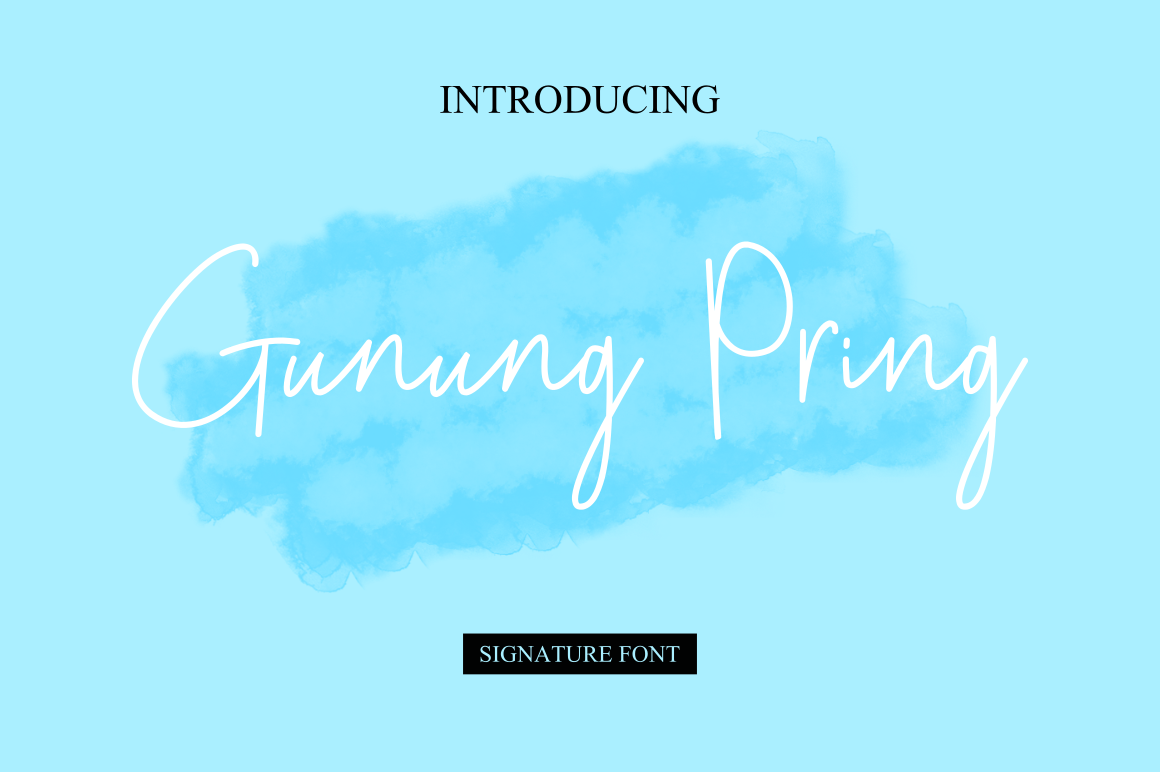 Gunung Pring Font