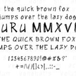 GuRu MMXVIII Font Poster 1