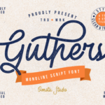 Guthers Font Poster 1