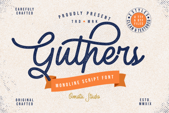 Guthers Font Poster 1