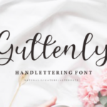 Guttenly Font Poster 1