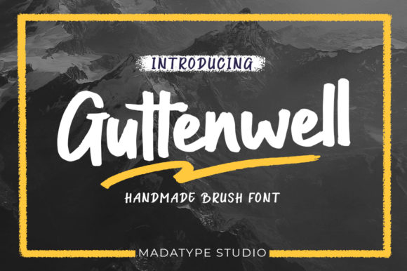 Guttenwell Font Poster 1