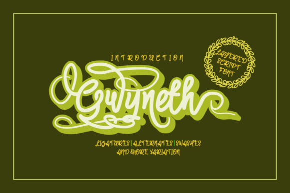 Gwyneth Font Poster 1